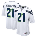 Men's Seattle Seahawks Devon Witherspoon Nike White Game Jersey