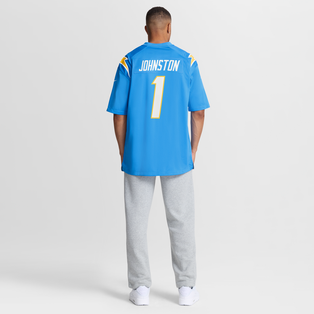 Men's Los Angeles Chargers Quentin Johnston Nike Navy Alternate Super Chargers Game Player Jersey