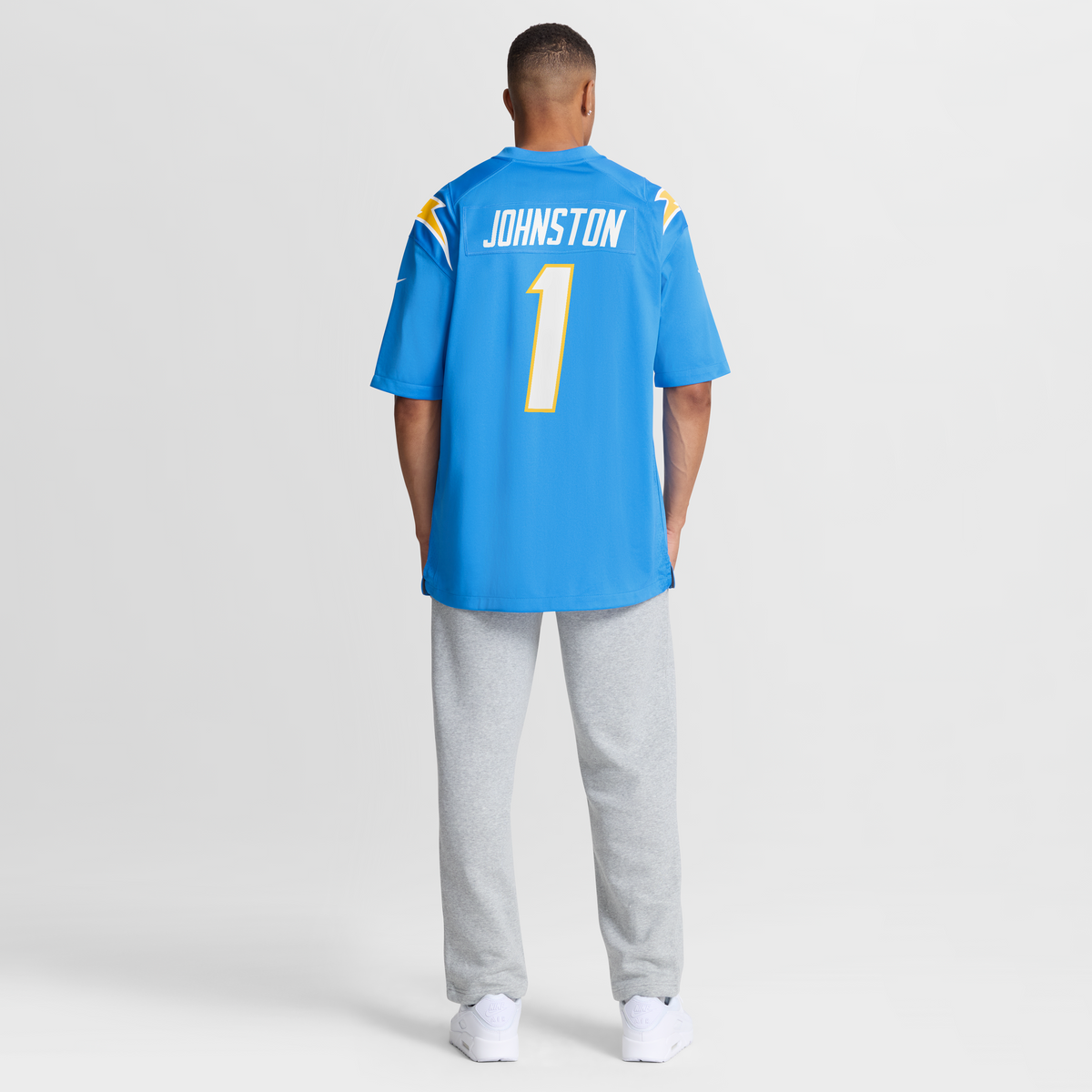 Men's Los Angeles Chargers Quentin Johnston Nike Gold Alternate Charger Power Game Player Jersey