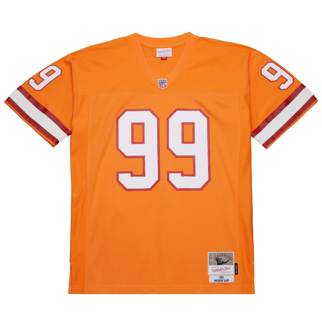 Men's Tampa Bay Buccaneers Warren Sapp Mitchell & Ness Red 2002 Legacy Replica Jersey