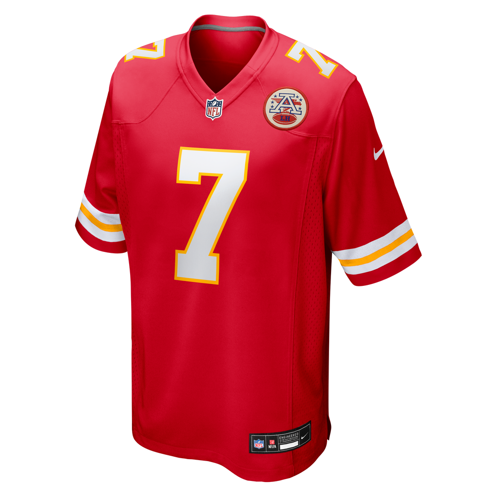 Men's Kansas City Chiefs Harrison Butker Nike Red Game Jersey