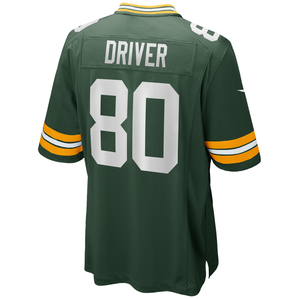 Men's Green Bay Packers Donald Driver Nike Green Game Retired Player Jersey