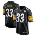 Men's Pittsburgh Steelers Jack Sawyer Nike  Black Team Game Jersey