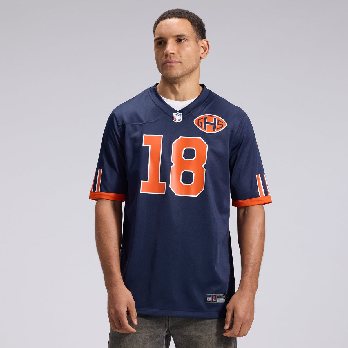 Men's Chicago Bears Caleb Williams Nike Navy 2026 Rivalries Collection Game Jersey