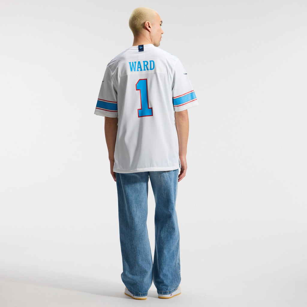 Men's Tennessee Titans Cameron Ward Nike Light Blue Game Jersey