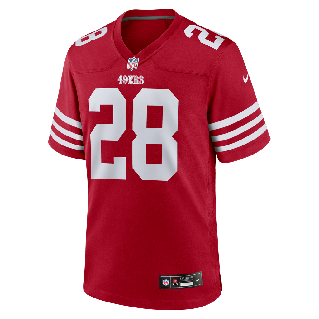 Men's San Francisco 49ers Darrell Luter Jr. Nike  Scarlet  Game Jersey