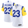 Men's Los Angeles Rams Kyren Williams Nike White White Game Player Jersey