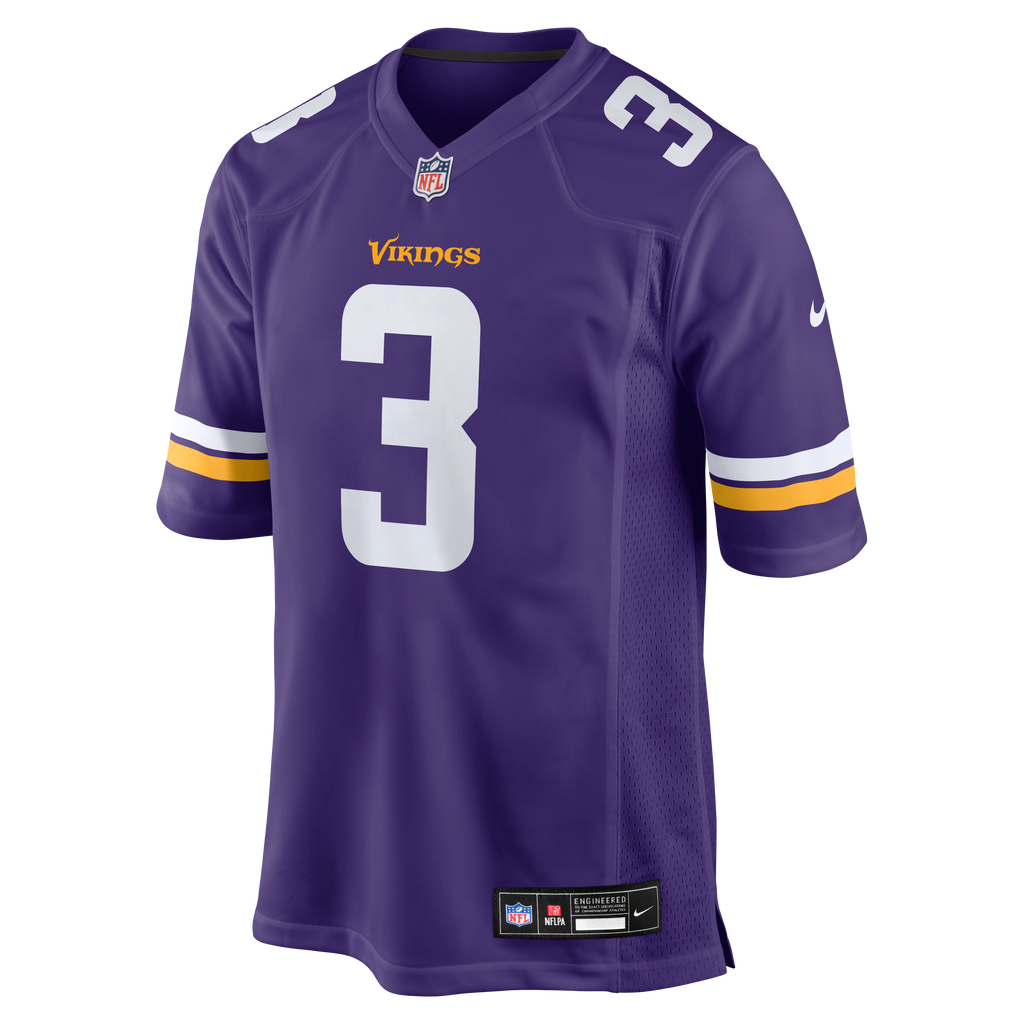 Men's Minnesota Vikings Jordan Addison Nike White Alternate Game Player Jersey
