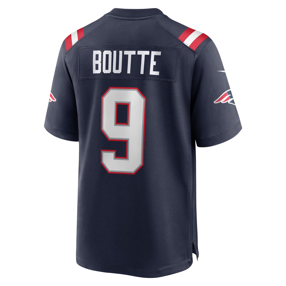 Men's New England Patriots Kayshon Boutte Nike  Navy  Game Jersey