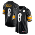 Men's Pittsburgh Steelers Aaron Rodgers Nike Black Game Jersey