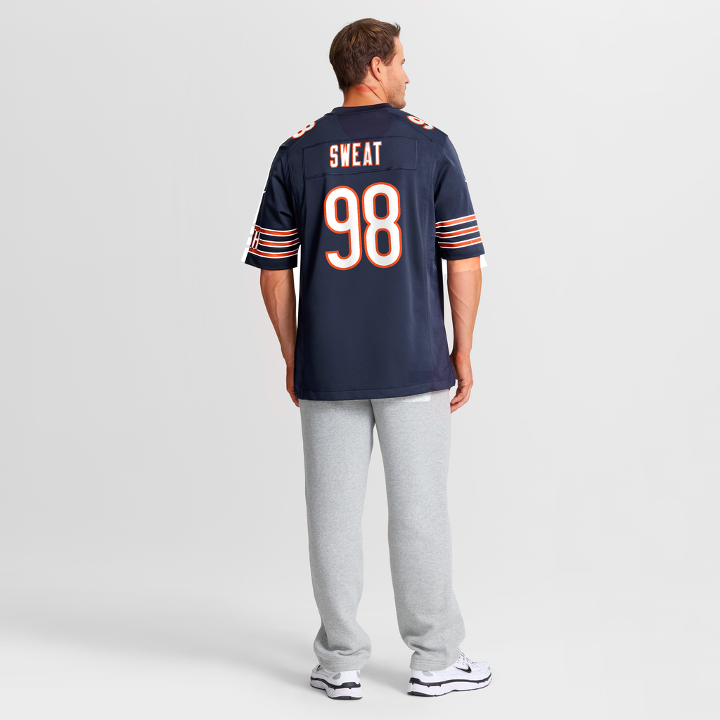 Men's Chicago Bears Montez Sweat Nike  Navy  Game Jersey