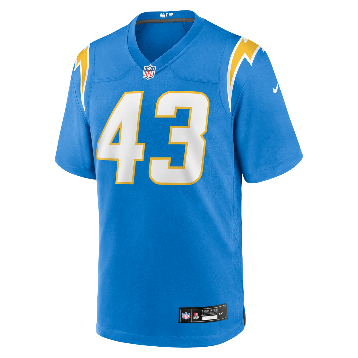 Men's Los Angeles Chargers Michael Davis Nike Powder Blue Game Jersey