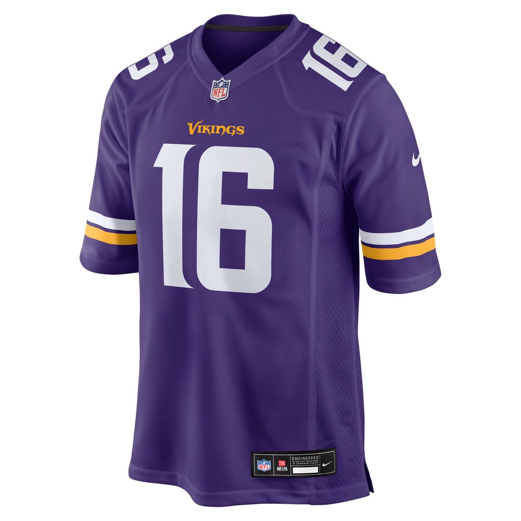 Men's Minnesota Vikings Jaren Hall Nike  Purple  Game Jersey