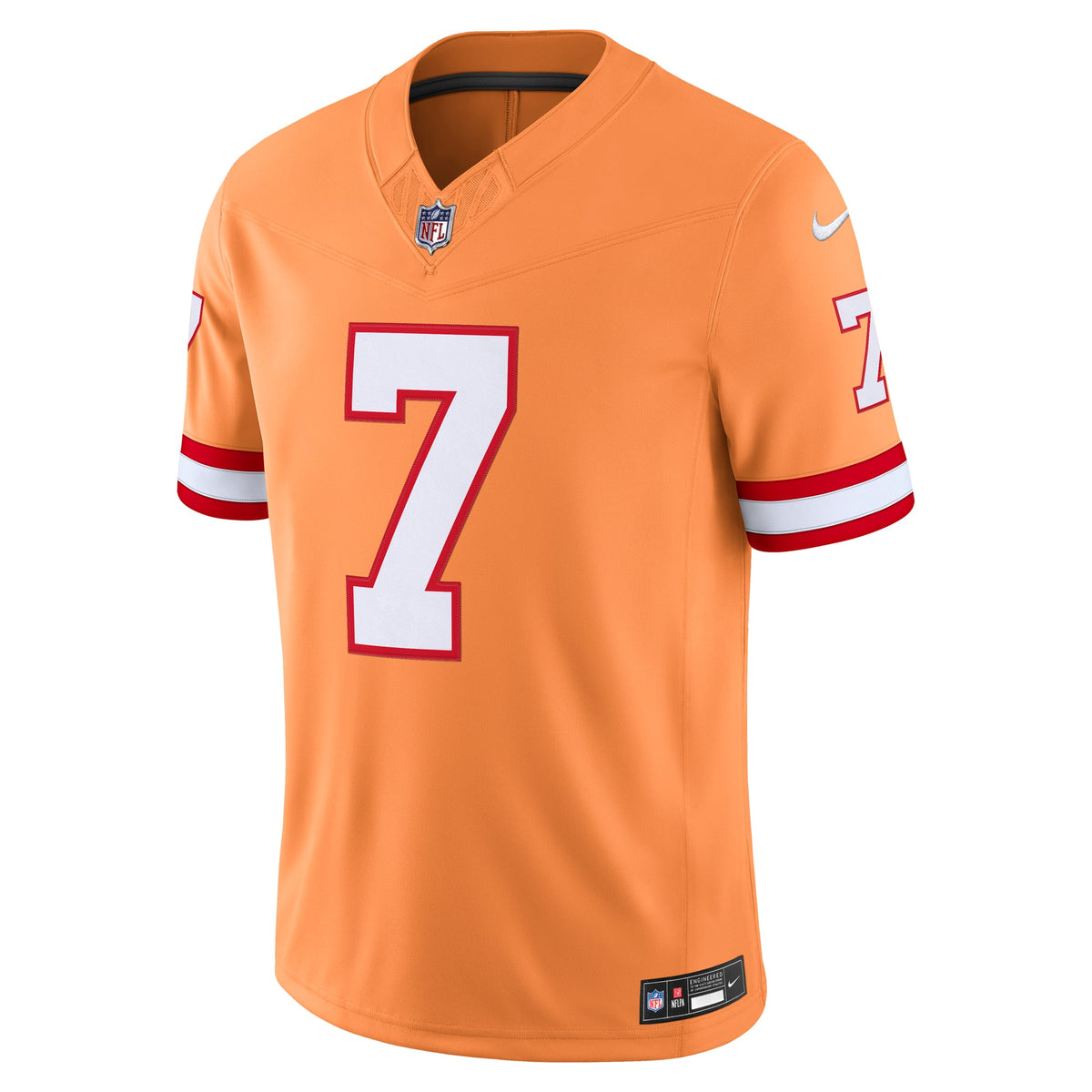 Men's Tampa Bay Buccaneers Bucky Irving Nike Creamsicle Alternate Vapor F.U.S.E. Stitched Limited Jersey