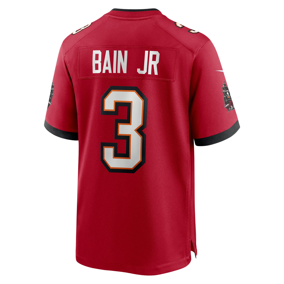 Men's Tampa Bay Buccaneers Rueben Bain Jr. Nike Red Team Game Jersey