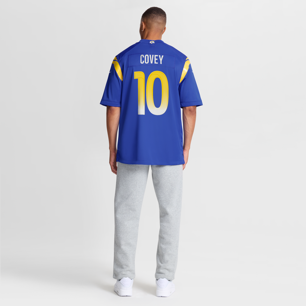 Men's Los Angeles Rams Britain Covey Nike  Royal Team Game Jersey
