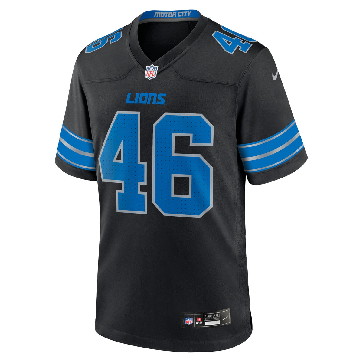Men's Detroit Lions Jack Campbell Nike  White White Game Jersey