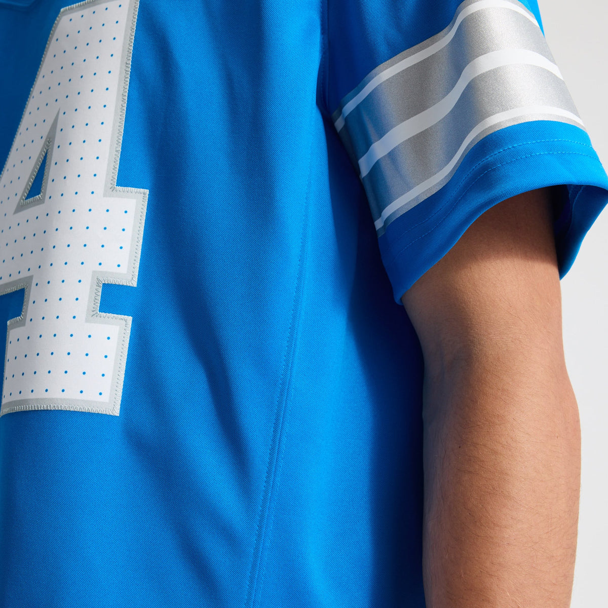 Men's Detroit Lions Amon-Ra St. Brown Nike Blue Team Vapor F.U.S.E. Stitched Limited Jersey