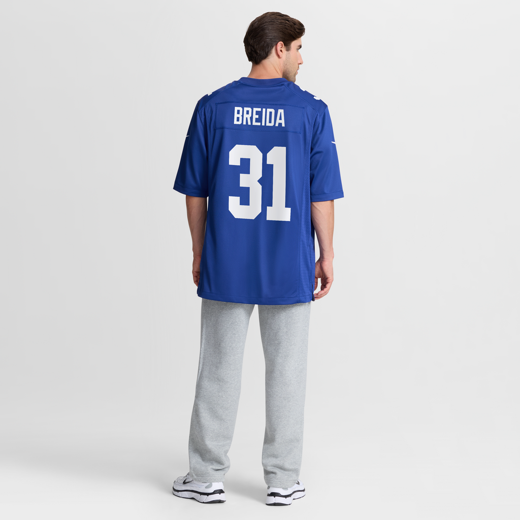 Men's New York Giants Matt Breida Nike Royal Game Jersey