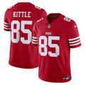 Men's San Francisco 49ers George Kittle Nike Scarlet Team Vapor F.U.S.E. Stitched Limited Jersey