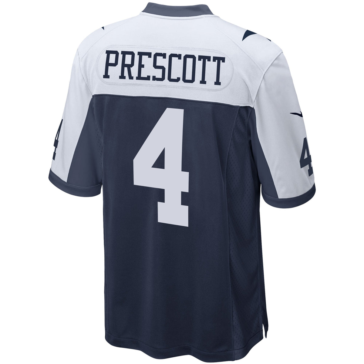 Men's Dallas Cowboys Dak Prescott Nike White Alternate Game Team Jersey