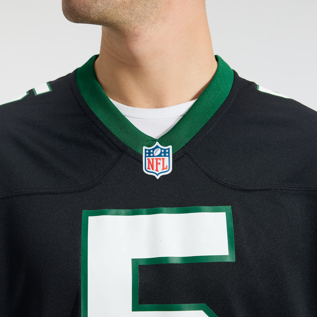 Men's New York Jets Garrett Wilson Nike Legacy Green Game Jersey