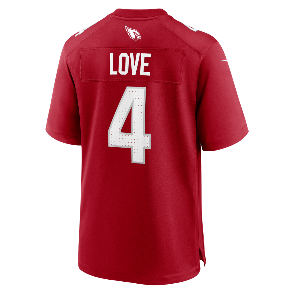 Men's Arizona Cardinals Jeremiyah Love Nike White Game Player Jersey
