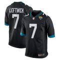 Men's Jacksonville Jaguars Byron Leftwich Nike Black Retired Player Alternate Game Jersey