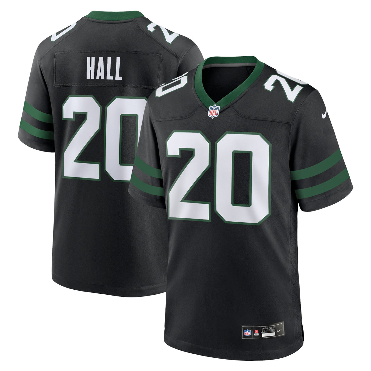 Men's New York Jets Breece Hall Nike Legacy White Game Jersey