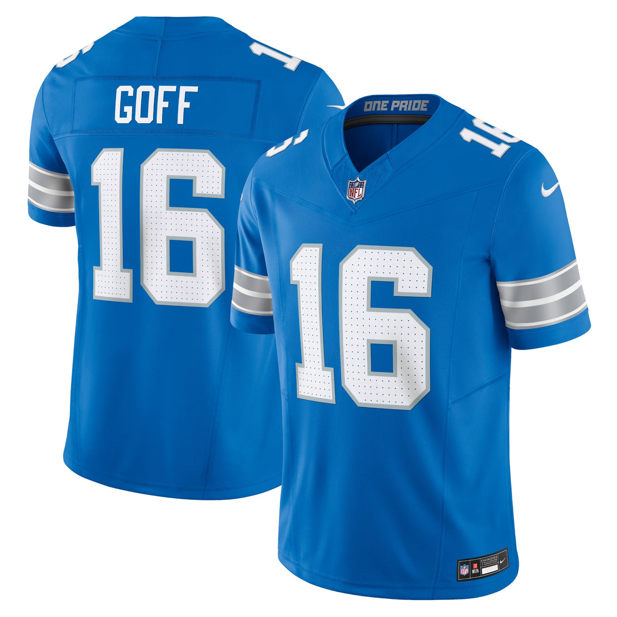 Men's Detroit Lions Jared Goff Nike Black Vapor F.U.S.E. Limited Jersey