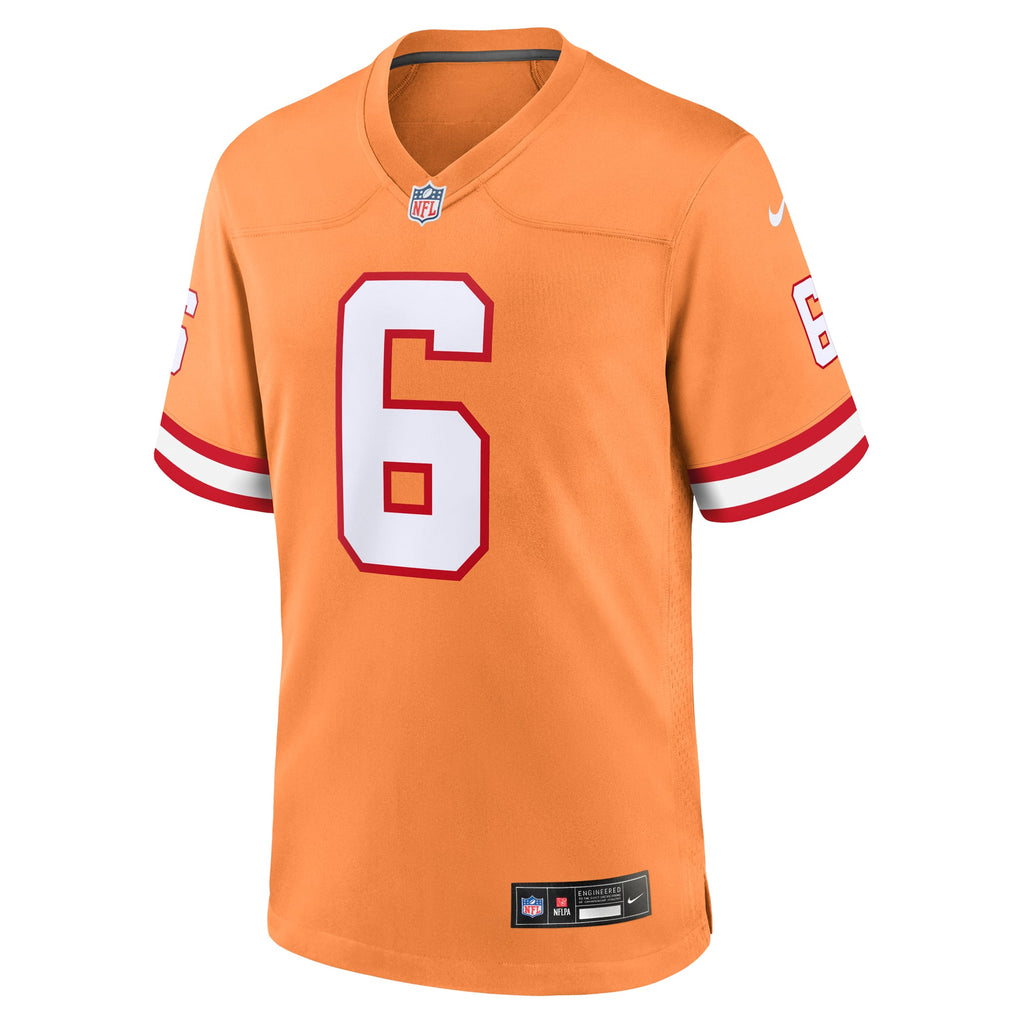 Men's Tampa Bay Buccaneers Baker Mayfield Nike White Away Game Jersey