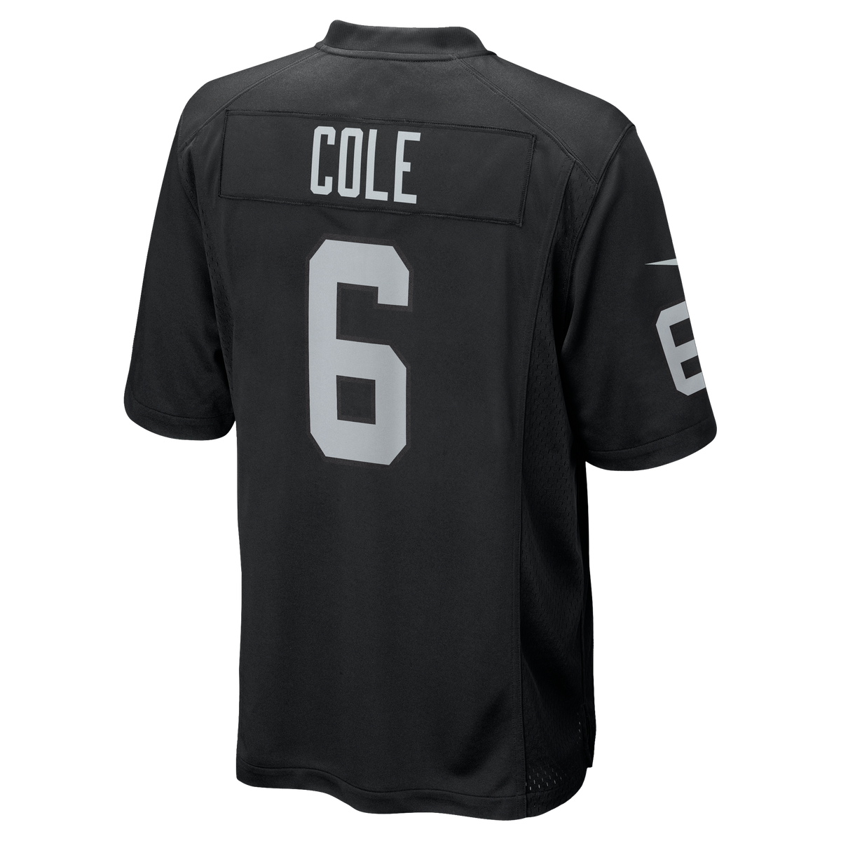 Men's Las Vegas Raiders AJ Cole Nike Black Game Jersey