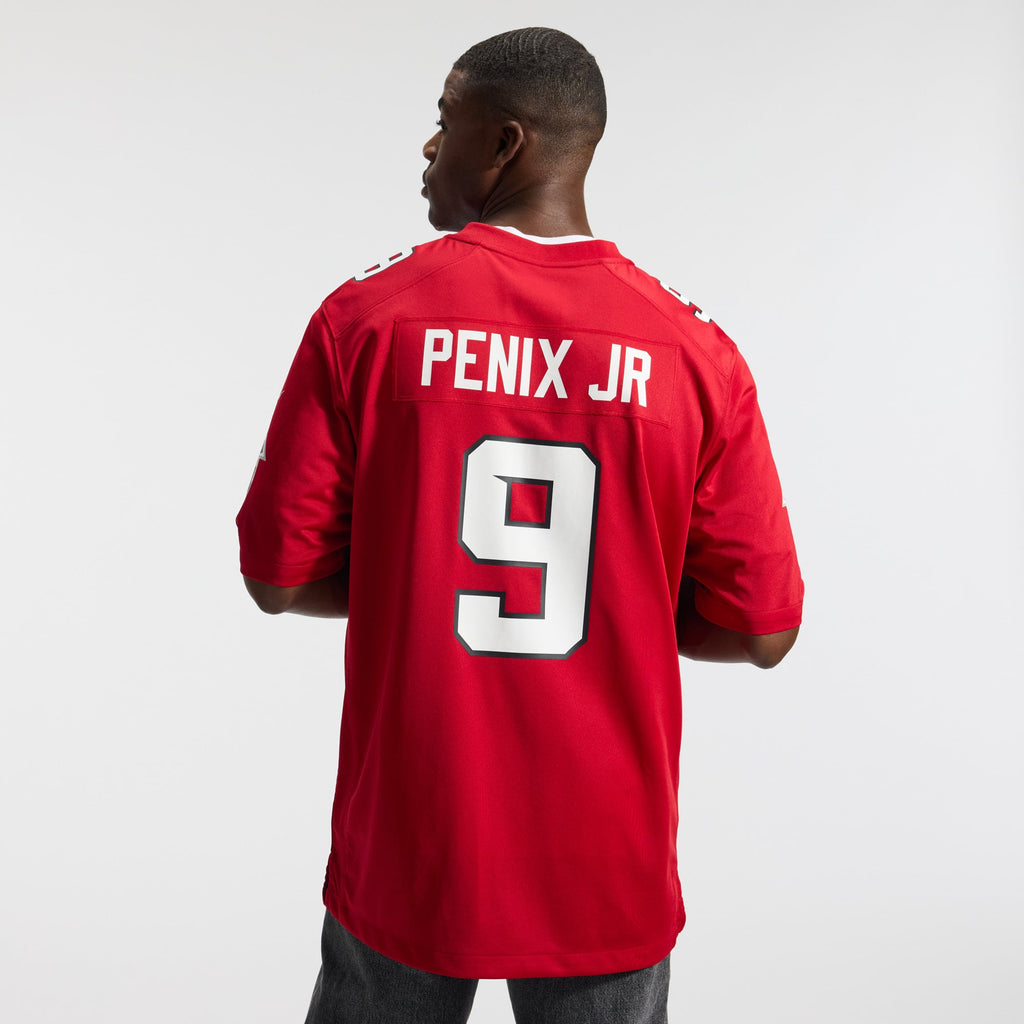 Men's Atlanta Falcons Michael Penix Jr. Nike Black Alternate Game Jersey