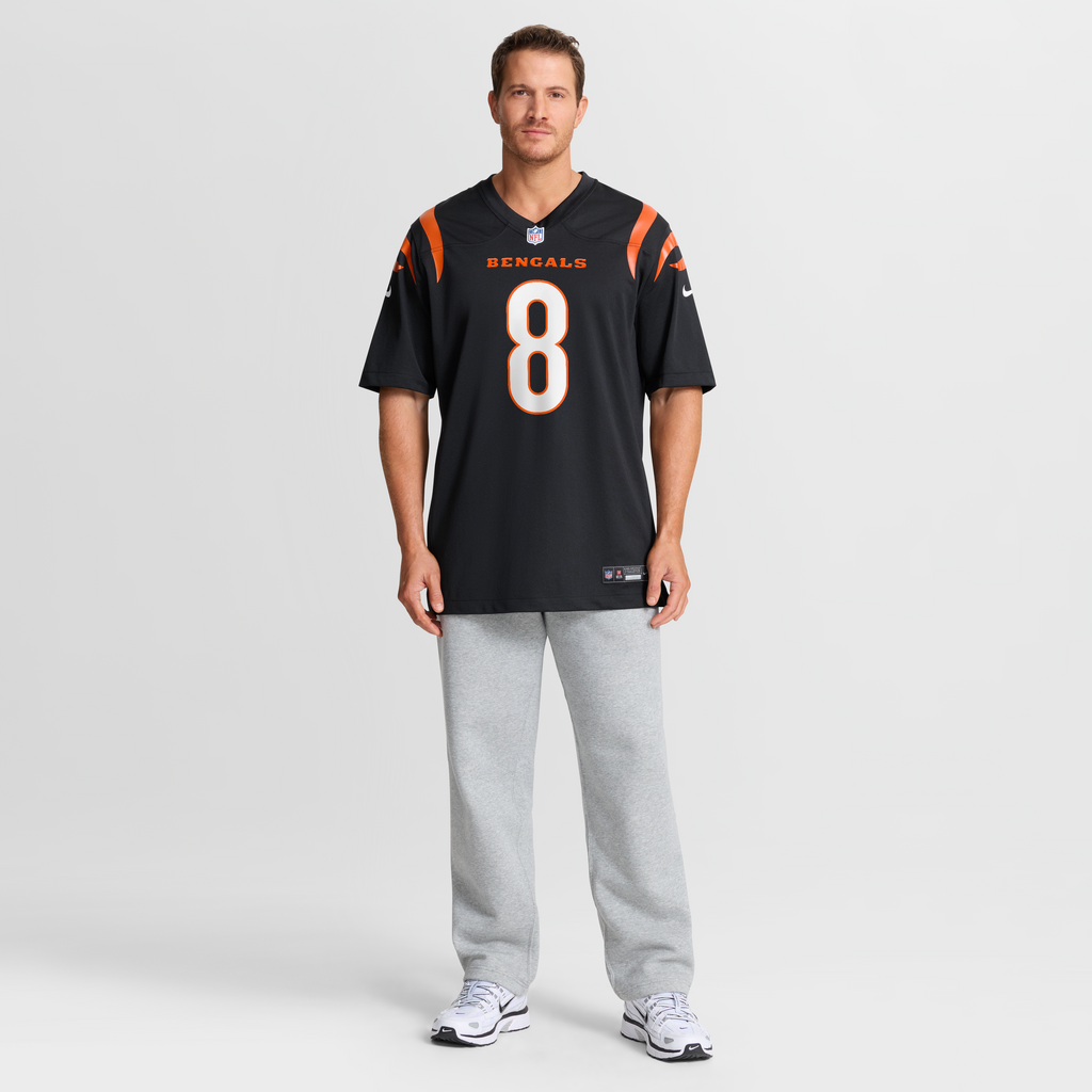 Men's Cincinnati Bengals Ryan Rehkow Nike  Black  Game Jersey