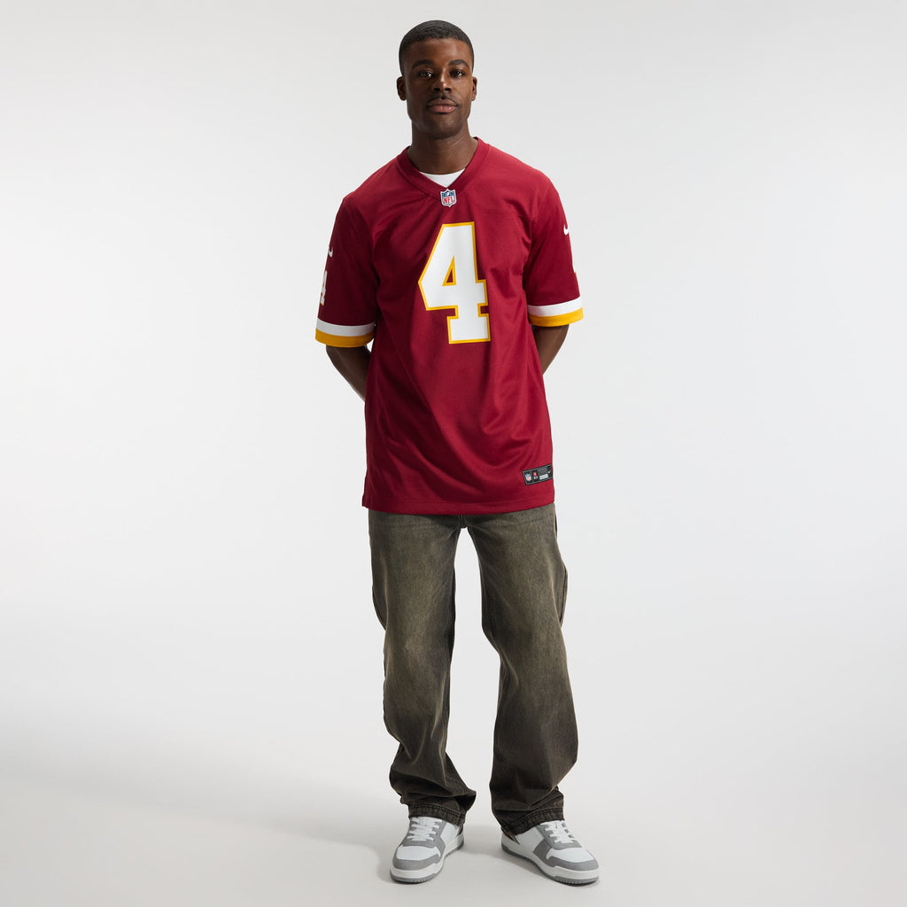 Men's Washington Commanders Frankie Luvu Nike White Game Super Bowl Era Jersey
