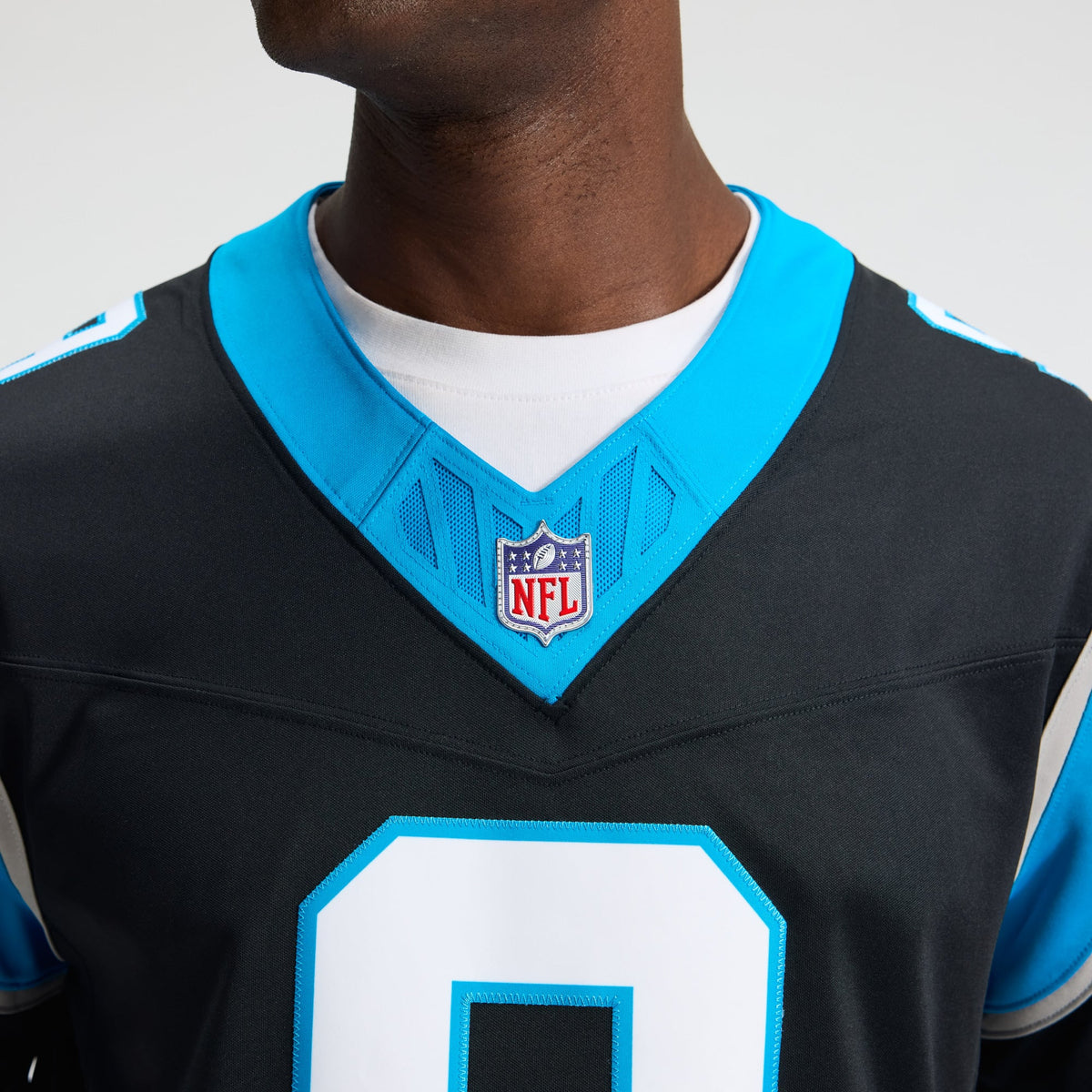 Men's Carolina Panthers Bryce Young Nike Blue Alternate Vapor F.U.S.E. Stitched Limited Jersey