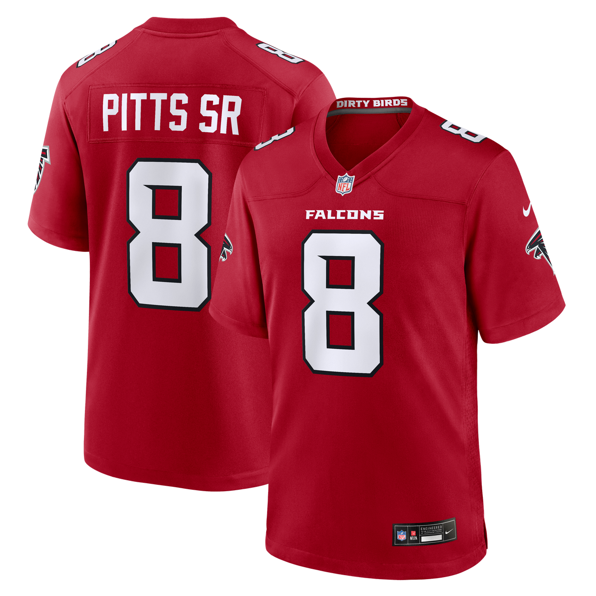 Men's Atlanta Falcons Kyle Pitts Sr. Nike Black Alternate  Game Jersey