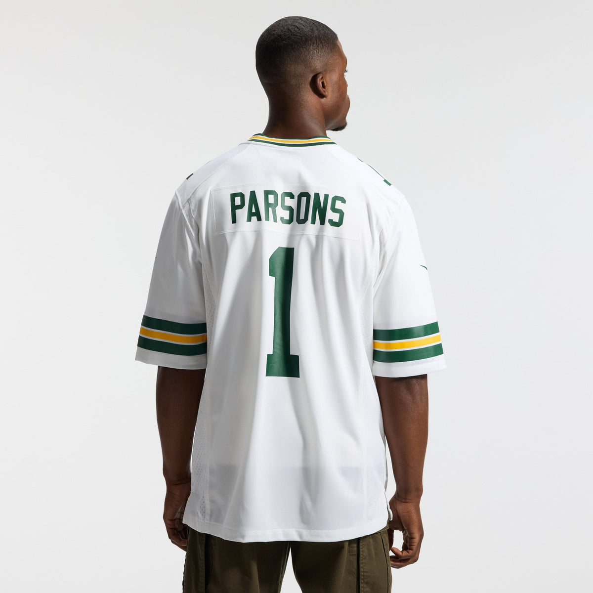 Men's Green Bay Packers Micah Parsons Nike White Game Player Jersey