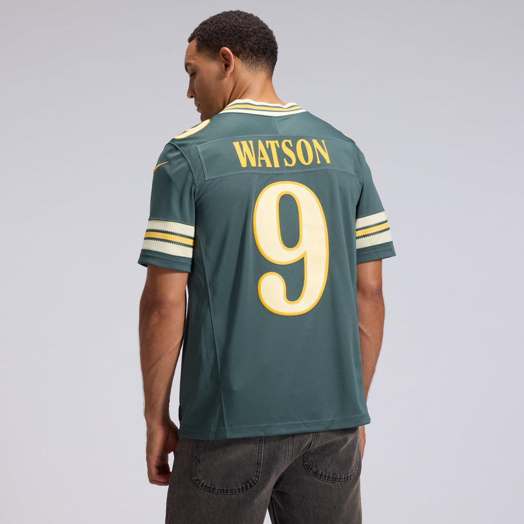 Men's Green Bay Packers Christian Watson Nike Green 2026 Rivalries Collection Stitched Limited Jersey