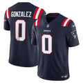 Men's New England Patriots Christian Gonzalez Nike Navy Team Vapor F.U.S.E. Stitched Limited Jersey