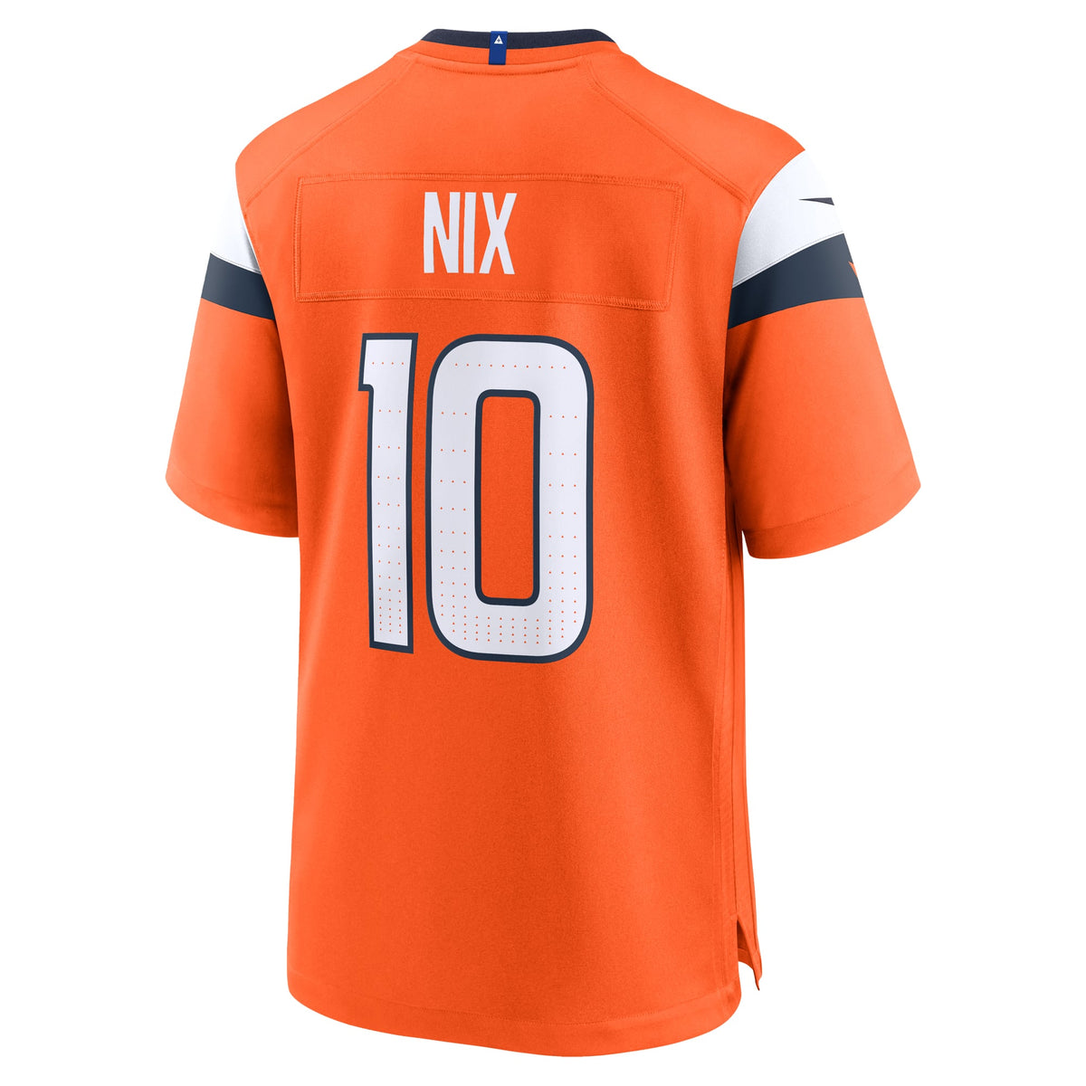 Men's Denver Broncos Bo Nix Nike Orange  Player Game Jersey