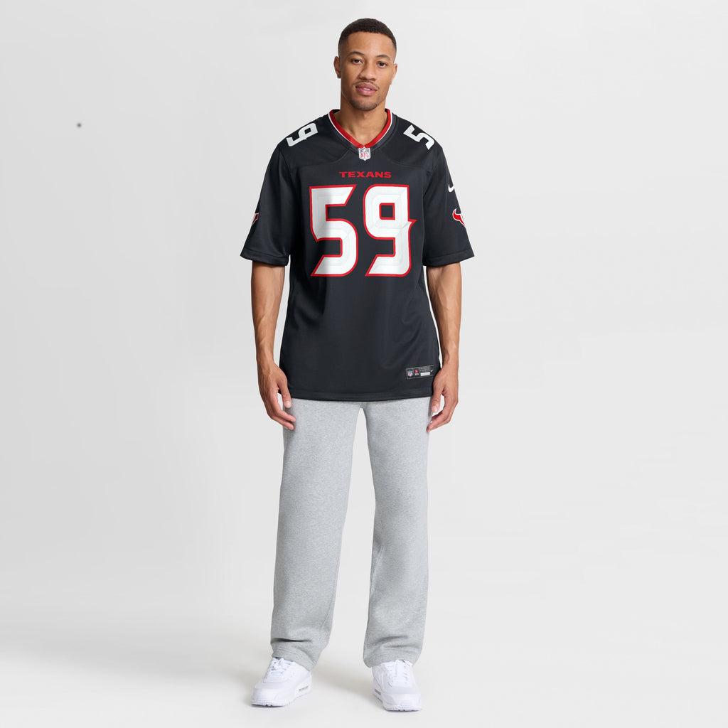 Men's Houston Texans DeMeco Ryans Nike  Navy Team Retired Game Jersey