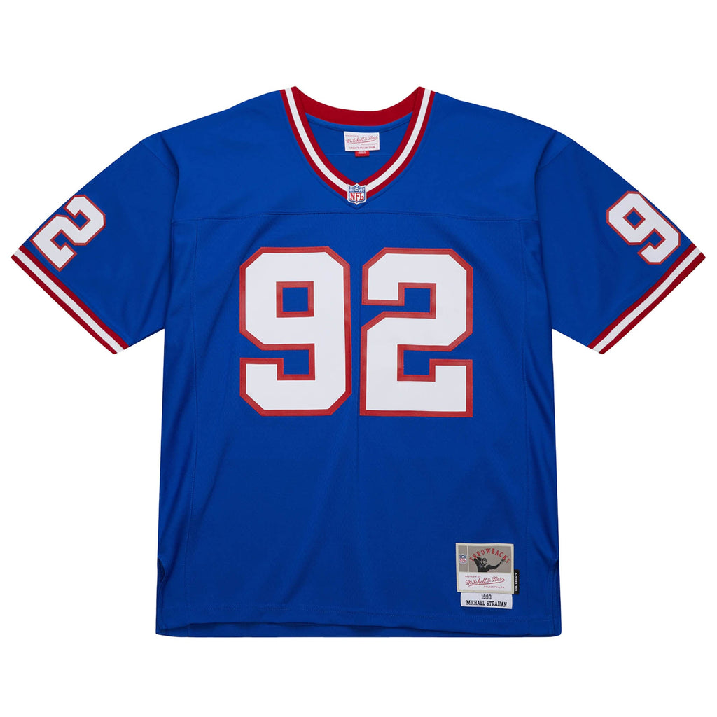 Men's New York Giants Michael Strahan Mitchell & Ness Royal 1993 Legacy Replica Jersey