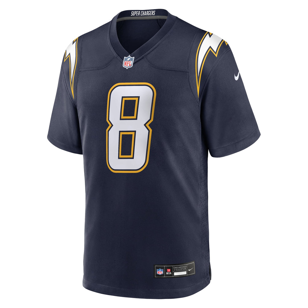 Men's Los Angeles Chargers Omarion Hampton Nike Navy Alternate Super Chargers Game Player Jersey