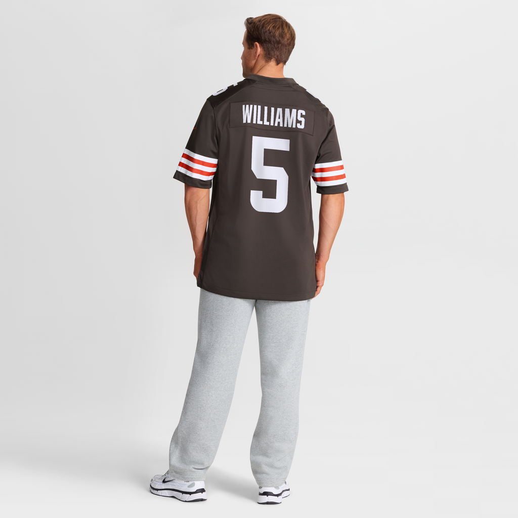 Men's Cleveland Browns Quincy Williams Nike  Brown Team Game Jersey