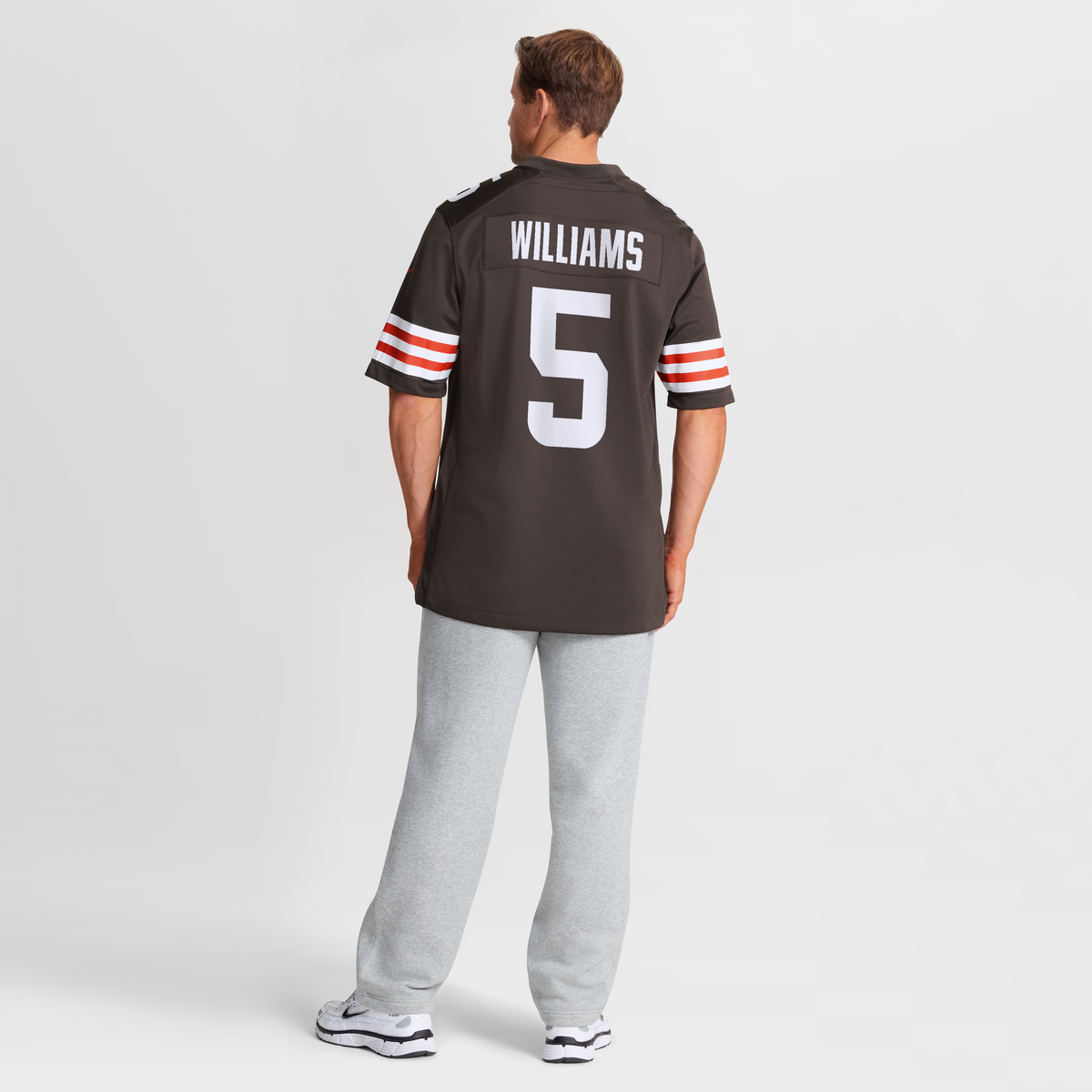 Men's Cleveland Browns Quincy Williams Nike  Brown Team Game Jersey