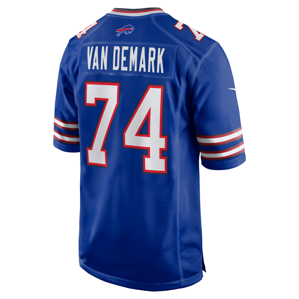 Men's Buffalo Bills Ryan Van Demark Nike Royal Game Player Jersey