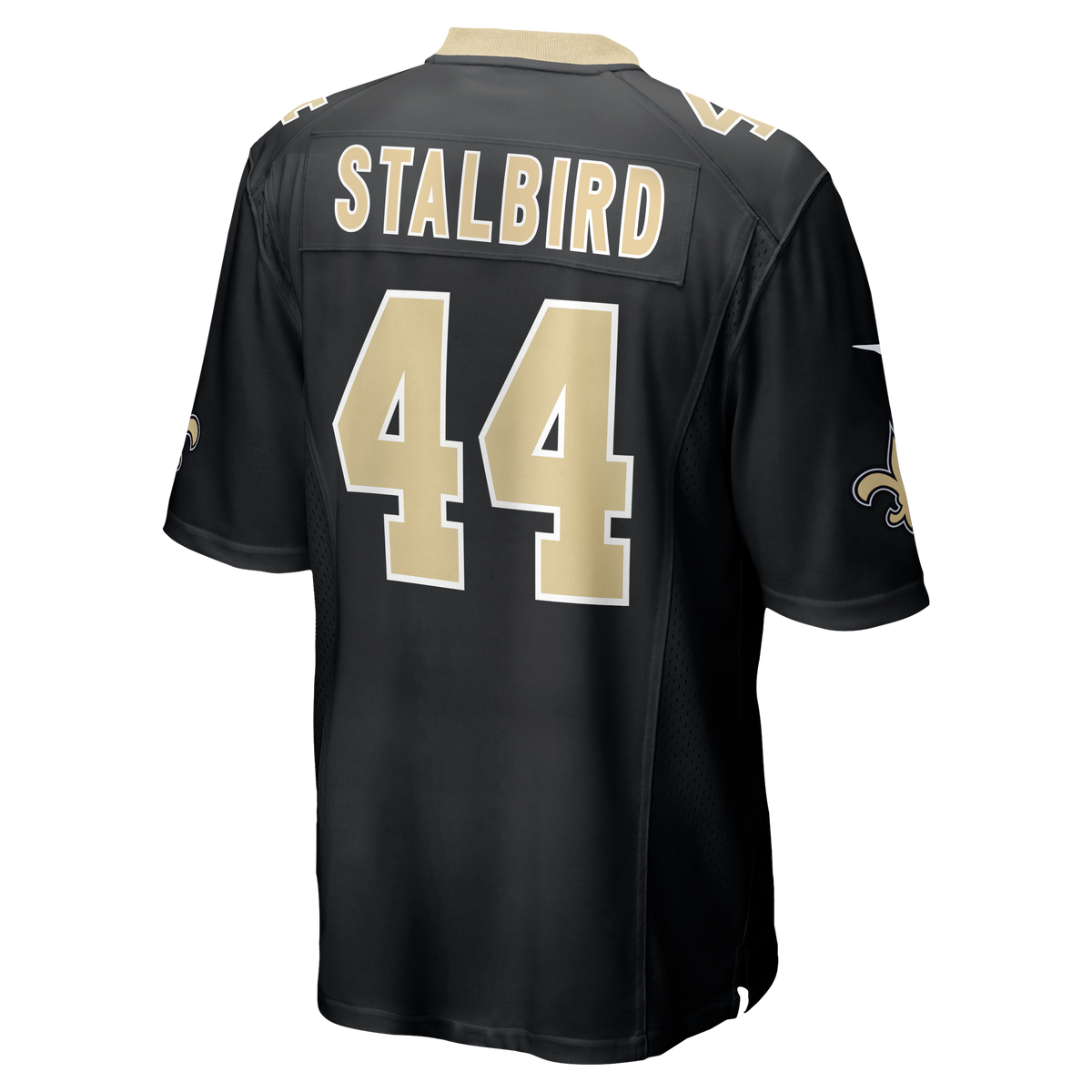 Men's New Orleans Saints Isaiah Stalbird Nike  Black Team Game Jersey