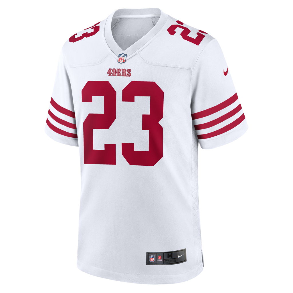 Men's San Francisco 49ers Christian McCaffrey Nike Scarlet Game Player Jersey