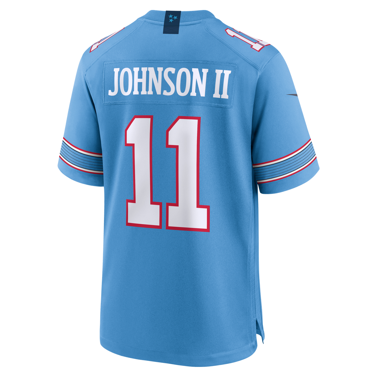 Men's Tennessee Titans Jermaine Johnson II Nike Light Blue Team Game Jersey